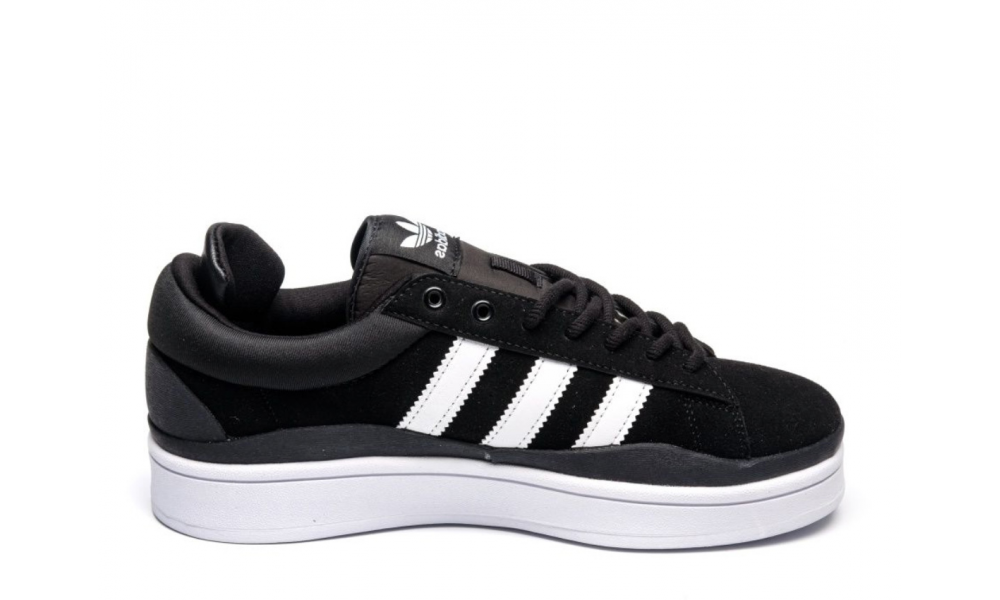 Кроссовки Adidas Campus Bad Bunny черные с белым купить в Москве